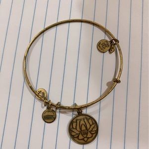 Alex and Ani lotus bracelet